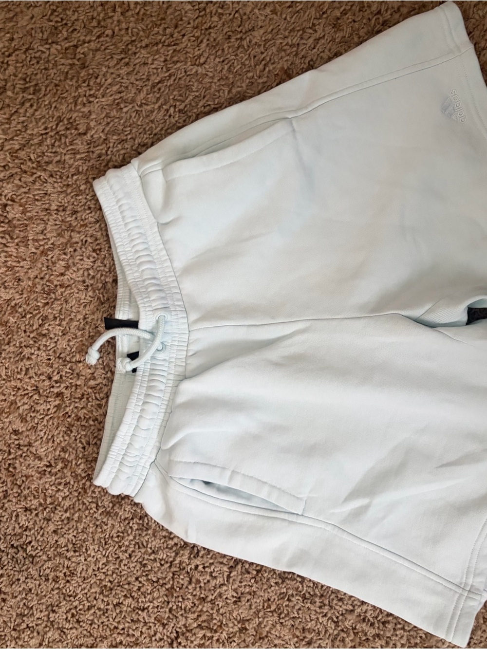 adidas Women's Light Blue Athletic All SZN shorts, size XS
